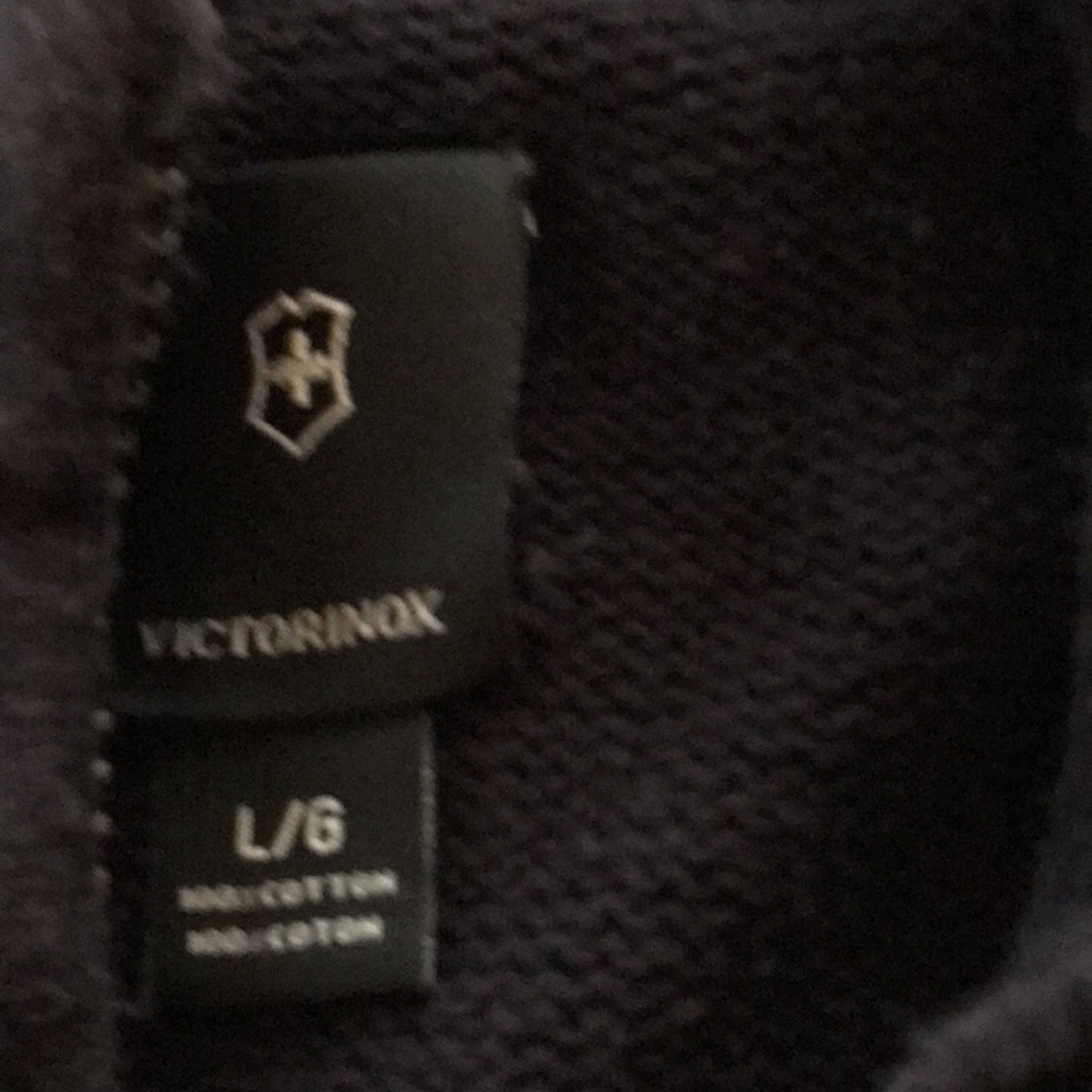 Mens Victorinox zip front sweater size Large - Picture 2 of 8